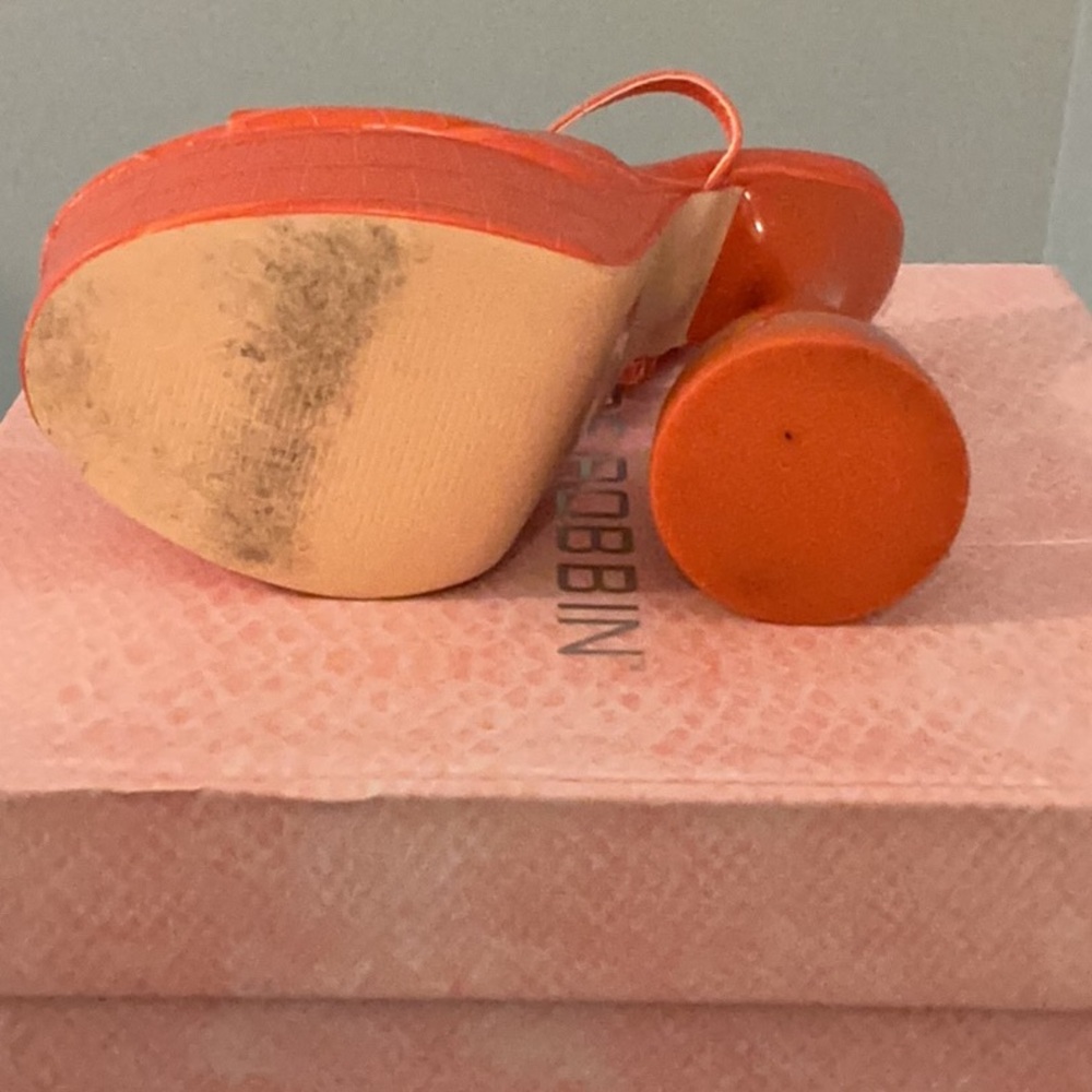 Orange Platform Sandals - Picture 5 of 5